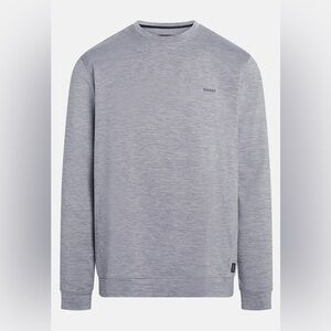 Ghost Golf Men’s Heathered Grey Crewneck Sweatshirt 4-way stretch Size L, NWOT